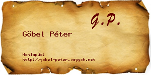 Göbel Péter névjegykártya